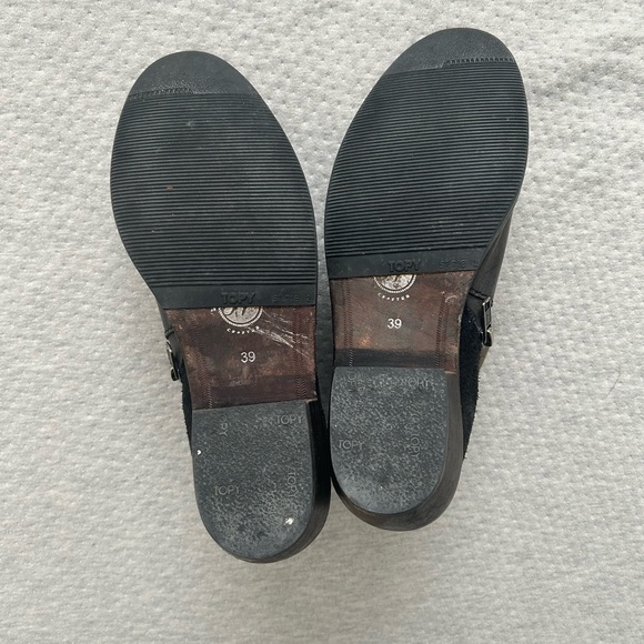 Anthropologie Hudson Western Leather Ankle Boot. Black Size 39. - Picture 5 of 7